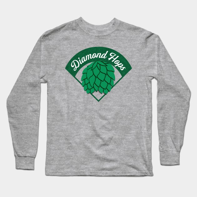 Diamond Hops Logo Long Sleeve T-Shirt by Diamond Hops